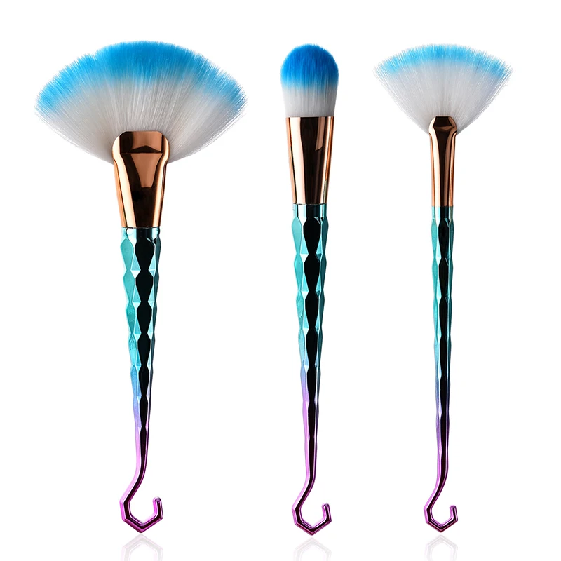 BBL 1 Piece Blue Diamond Makeup Brush Reals Foundation / Blender Blusher Powder Professional Maquiagem | Красота и здоровье