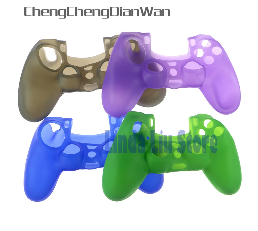 ChengChengDianWan 50 шт./лот Мягкий силиконовый чехол защитный для PS4 игровой контроллер sony
