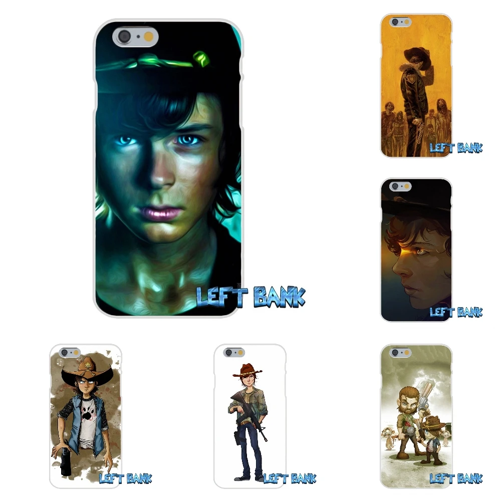 

The Walking Dead Carl Grimes Soft Silicone TPU Transparent Cover Case For iPhone 4 4S 5 5S 5C SE 6 6S 7 Plus