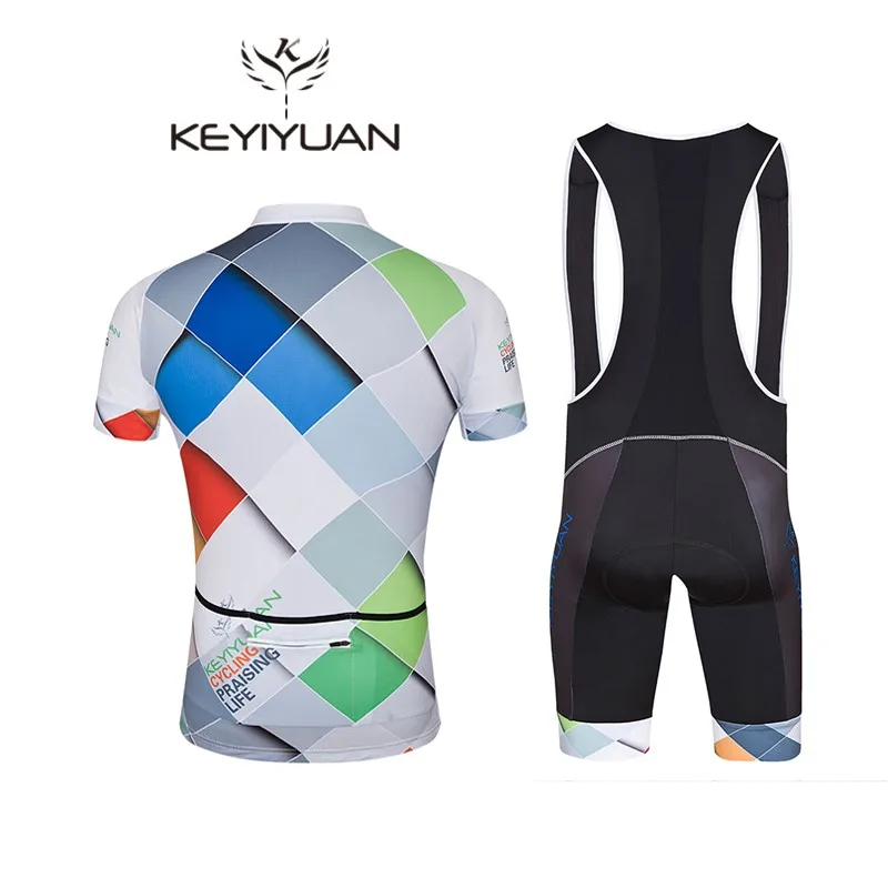 Keyiyuan мужские Велосипедная форма Ropa Ciclismo Майо Велоспорт Джерси Шорты Комплект Спортивный костюм одежды для верховой езды/велосипед Костюмы