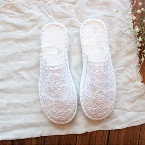 Careaymade/обувь дихотомант ручной работы; Художественные шлепанцы в стиле ретро mori girl с боковой шнуровкой; женские пляжные сандалии; 5 цветов - Цвет: White