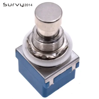 

New Arrival 9-pin 3PDT Guitar Effects Pedal Box Stomp Foot Metal Switch True Bypass free shipping