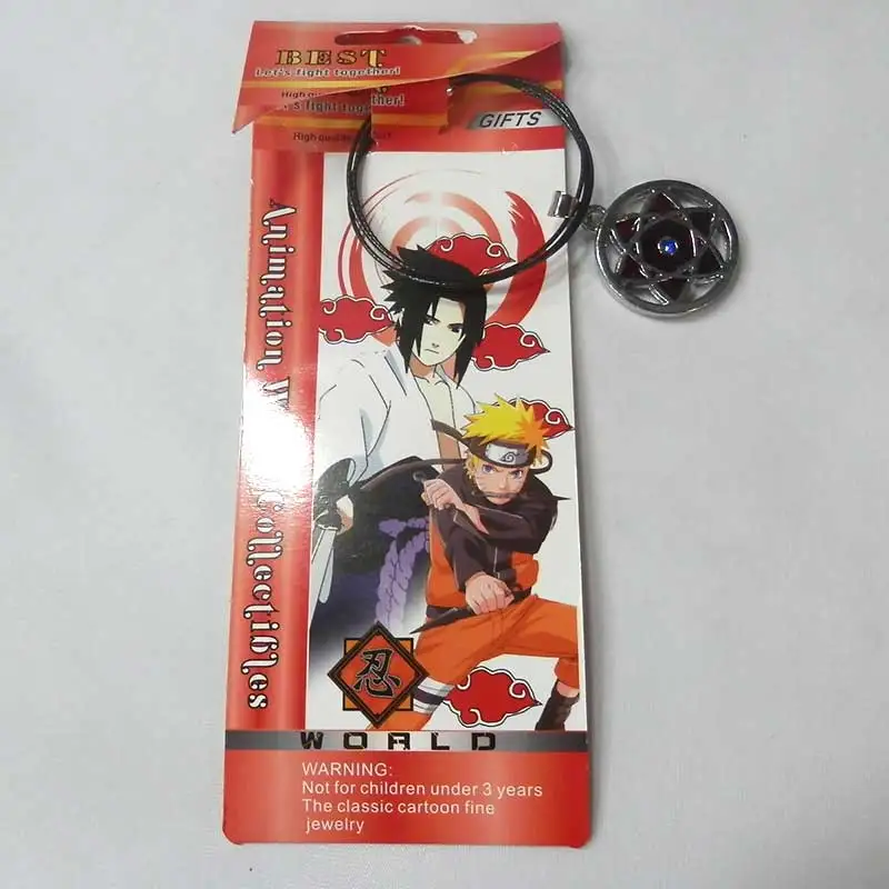 Оптовая продажа ожерелье с логотипом Аниме Naruto konohanourakизменения серебристые