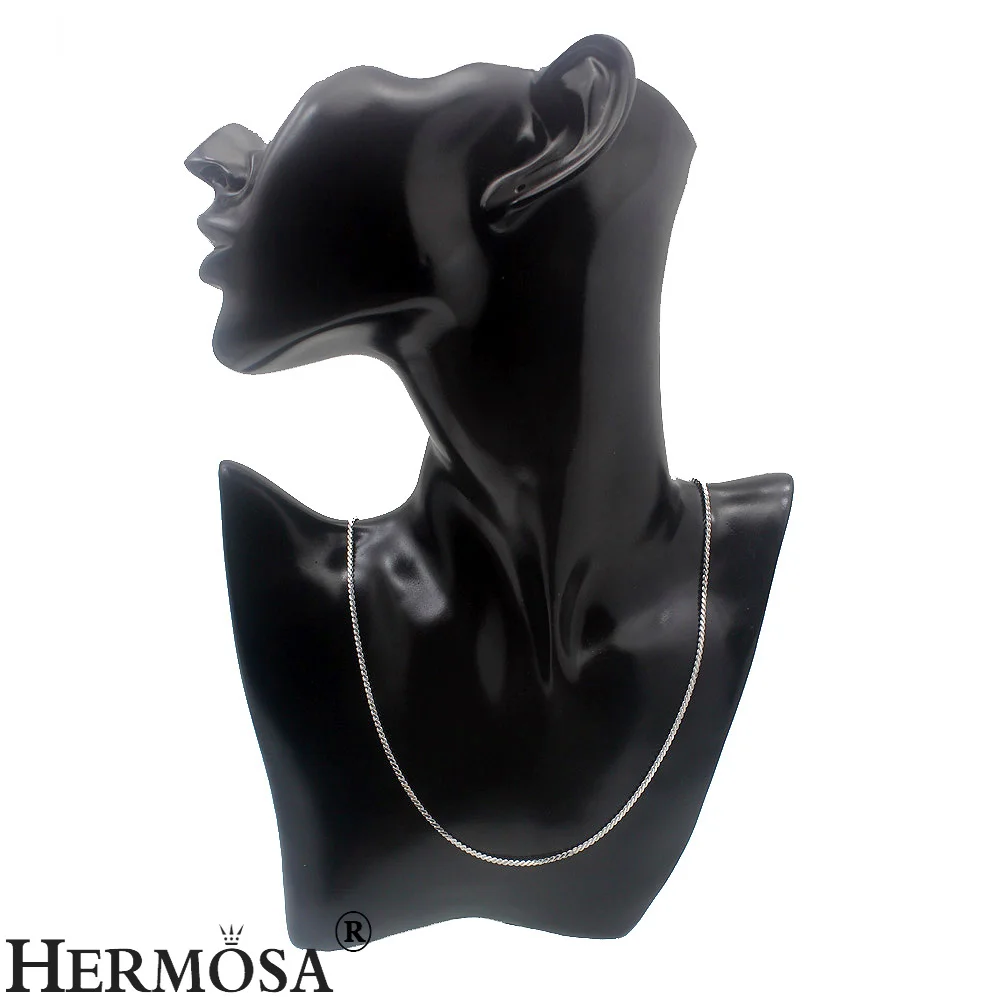 Фото Цепочка-чокер Hermosa, 1 мм, 45 мм №4