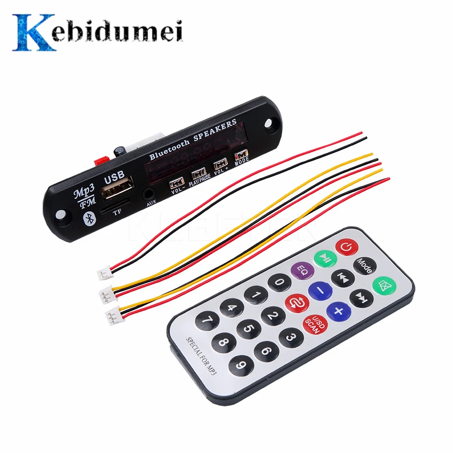 Kebidumei 2019 Новинка 1 шт. автомобильный аксессуар беспроводной Bluetooth 12 в MP3 WMA декодер
