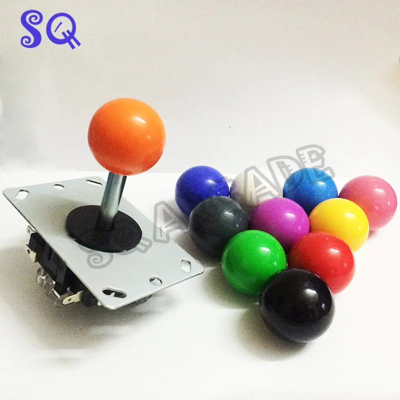 Buy 12 colors joystick top ball Arcade joystick DIY