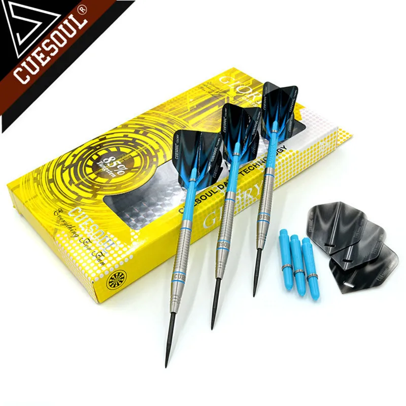 

CUESOUL Glory Series 24/26/28g Professional 85% Tungsten Steel Tip Darts 145mm With Nylon Shafts