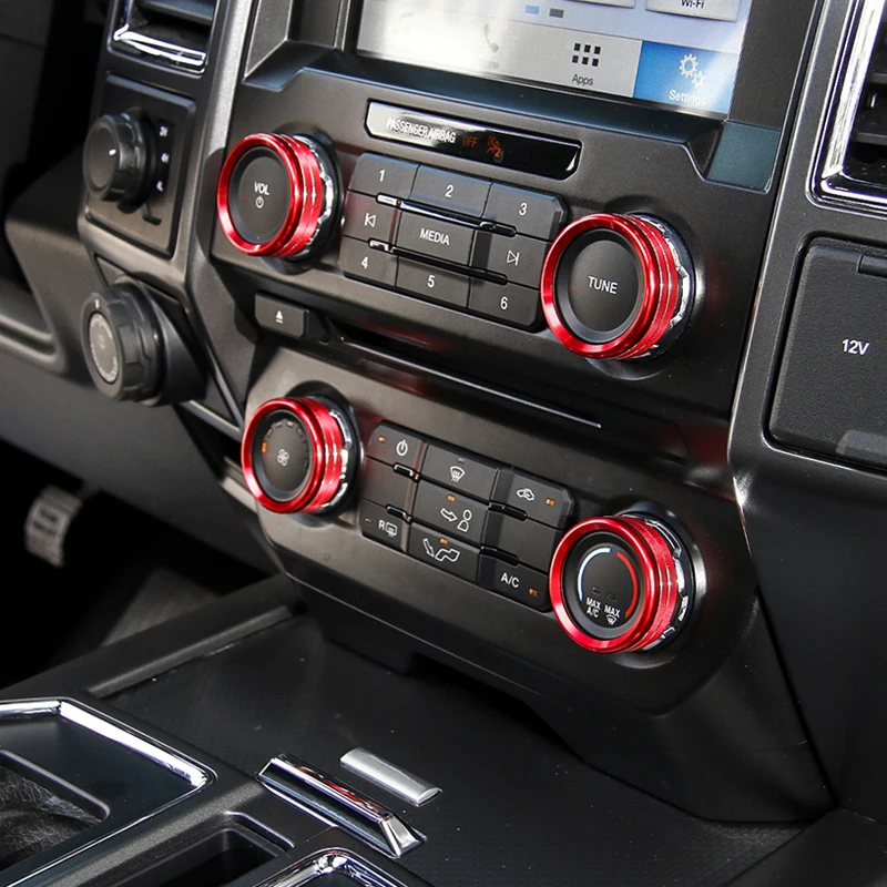 Ford F150 Accessories >> SHINEKA Auto Exterior Accessories High Quality Air Conditioner & Audio Switch Decorative Ring ... Ford F150 Accessories >> SHINEKA Auto Exterior Accessories High Quality Air Conditioner & Audio Switch Decorative Ring ...