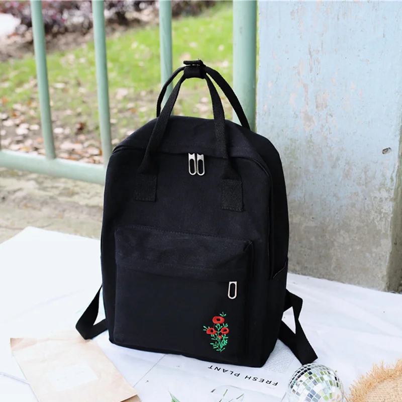 Женский рюкзак для девочек/детей/мальчиков/детские школьные сумки для девочек и мальчиков, Подростковый рюкзак в Корейском стиле, Студенческая сумка высокого качества - Цвет: Design A black