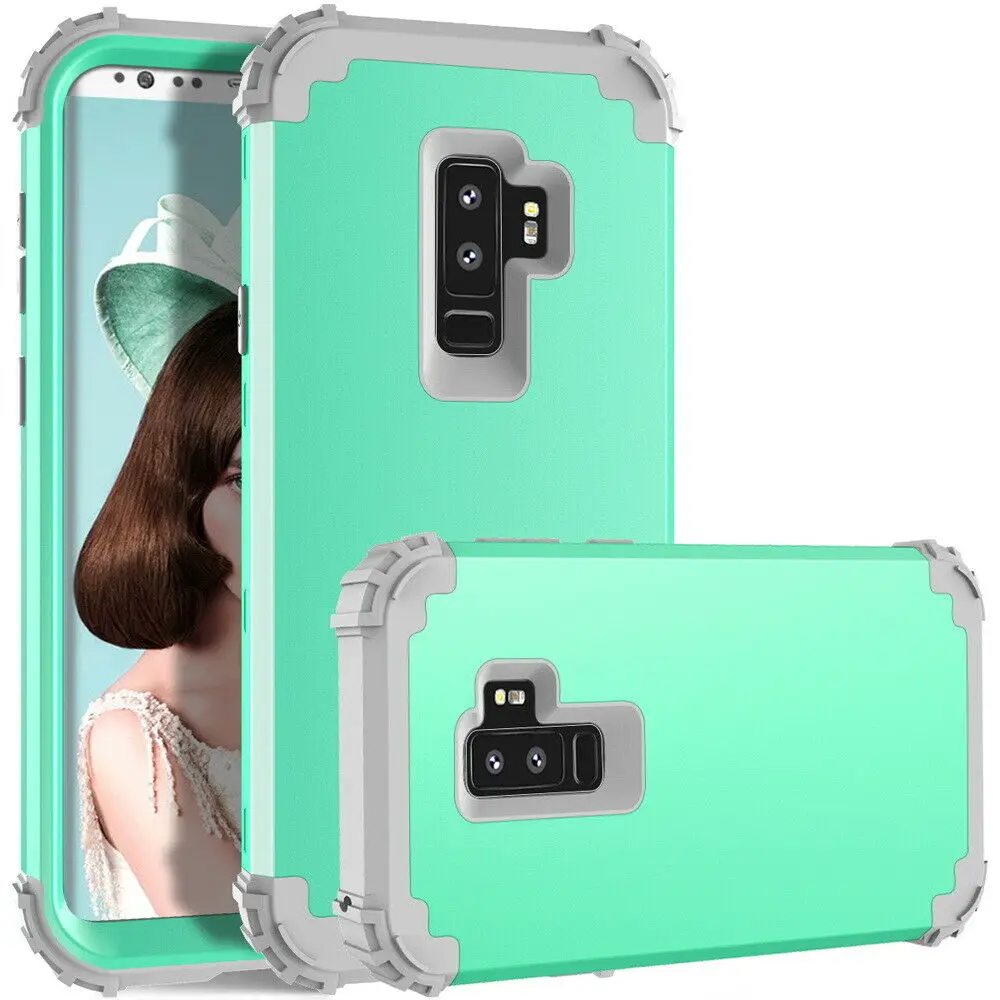 Samsung S9/S9 Plus/Note 8 New Armor Shockproof Hybrid Protector Combo Case Shell