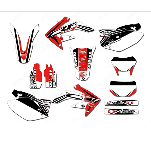 Для мотоцикла Honda CRF250X CRF 250X2004-2012 2005 2006 2007 2008 2009 2010 2011 2012 полные наклейки DIY