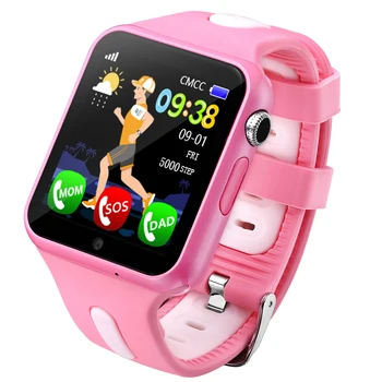 

Espanson Children GPS Smart Watch With Camera SOS Emergency Security Anti Lost For ISO iphone Android waterproof baby Watch V5