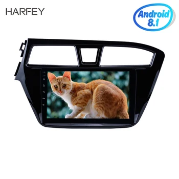 

Harfey car multimedia player Android 8.1 GPS Navi Radio for 2014 2015 HYUNDAI I20 LHD with 9 inch Touchscreen USB Music WIFI