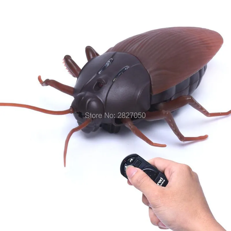 Моделирование радиоуправляемых животных забавные трюки игрушки Инфракрасный Радиоуправляемый пульт дистанционного управления страшные жуткие насекомые игрушечные тараканы для детей подарок на год