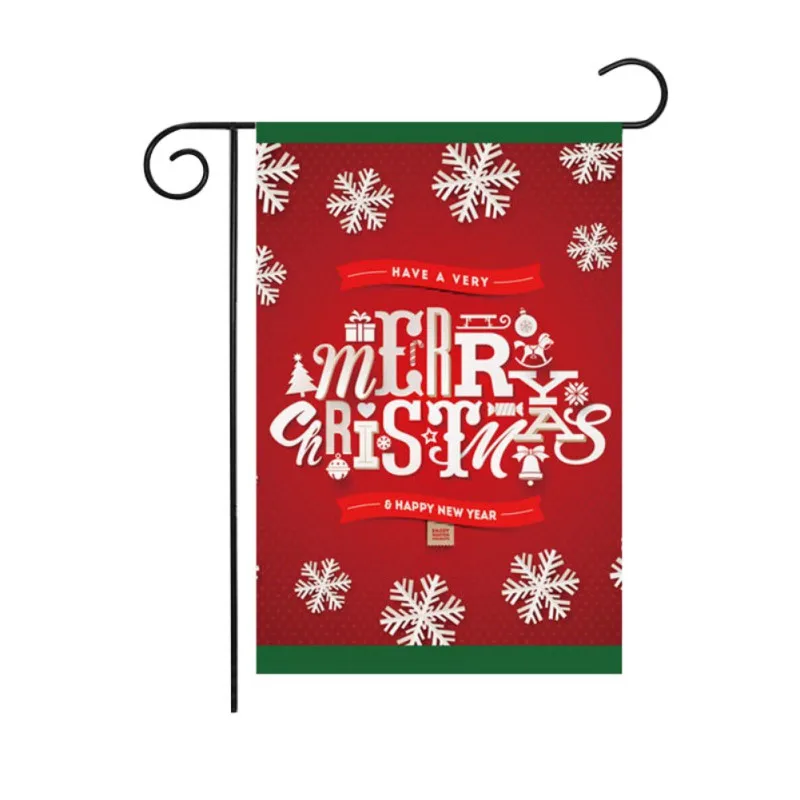 

Wholesale Supply Christmas Halloween Snowflake Flag Home Decoration Happy Festival Household Hanging Indoor Outdoor