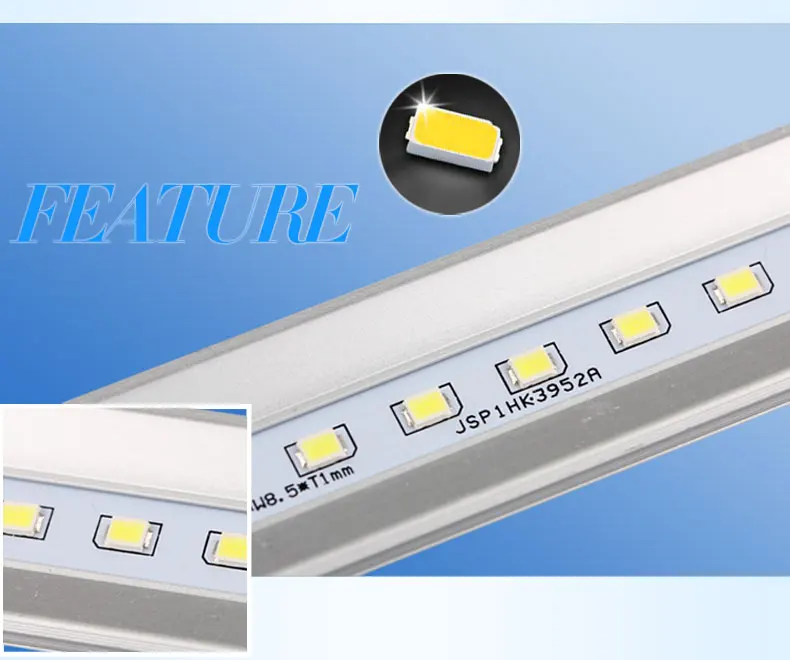 Супер яркий светодиодный T8 Light Tube 220 V 600 мм 60 см 1200 мм высокой Мощность светодиодные трубки, лампы Integrated 2FT 4FT 20 W для Освещение в помещении