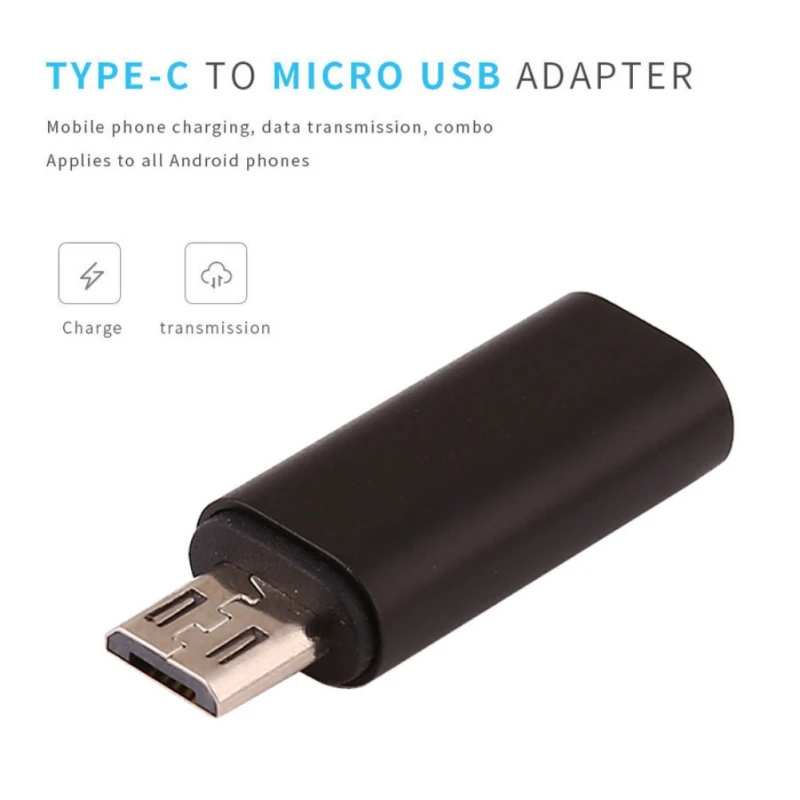 

Type C To Micro USB Adapter Metal Mobile Phone Charging Adapter Type-C USB C Converter for Micro USB Converters