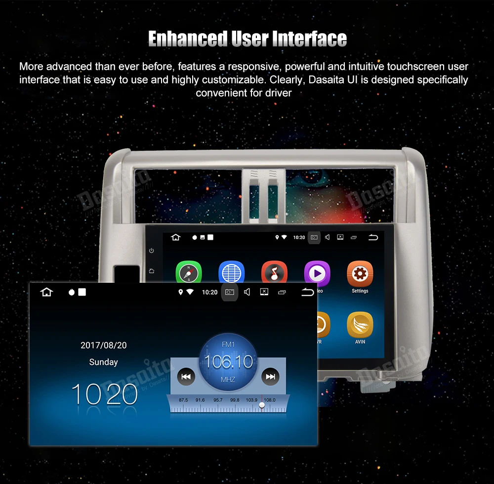 Discount Dasaita 9" Android 8.1 Car GPS Player Navi for Toyota Prado 150 2010-2013 with 2G+16G Quad Core Auto Stereo Multimedia 8 Discount Dasaita 9" Android 8.1 Car GPS Player Navi for Toyota Prado 150 2010-2013 with 2G+16G Quad Core Auto Stereo Multimedia 8