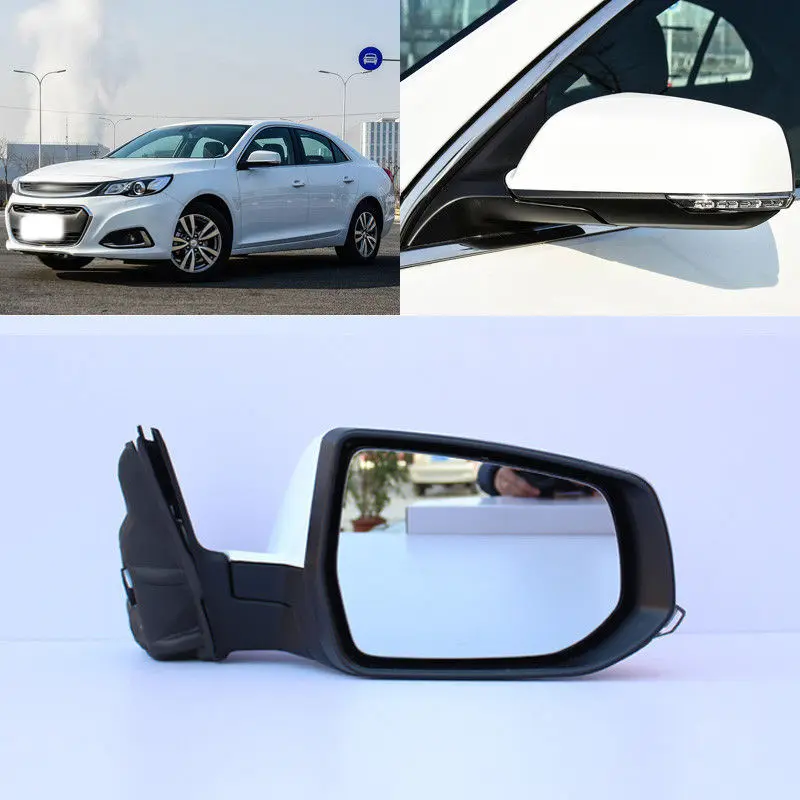 

Brand New 9 Pins Power Adjusted Power Heated Blue Glass Side View Mirror For Chevrolet Malibu 2012-2018