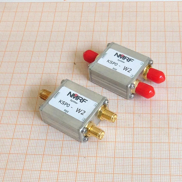 От 1 до 2 ГГц wideband Wilkinson RF power divider/combiner, SMA интерфейс