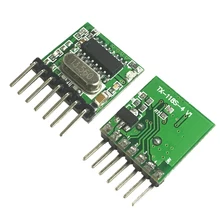 433 МГц Супергетеродинный радиочастотный передатчик модуль кодирования EV1527 2262 Кодирование 4 канала беспроводной 433 МГц пульт дистанционного управления DIY комплекты