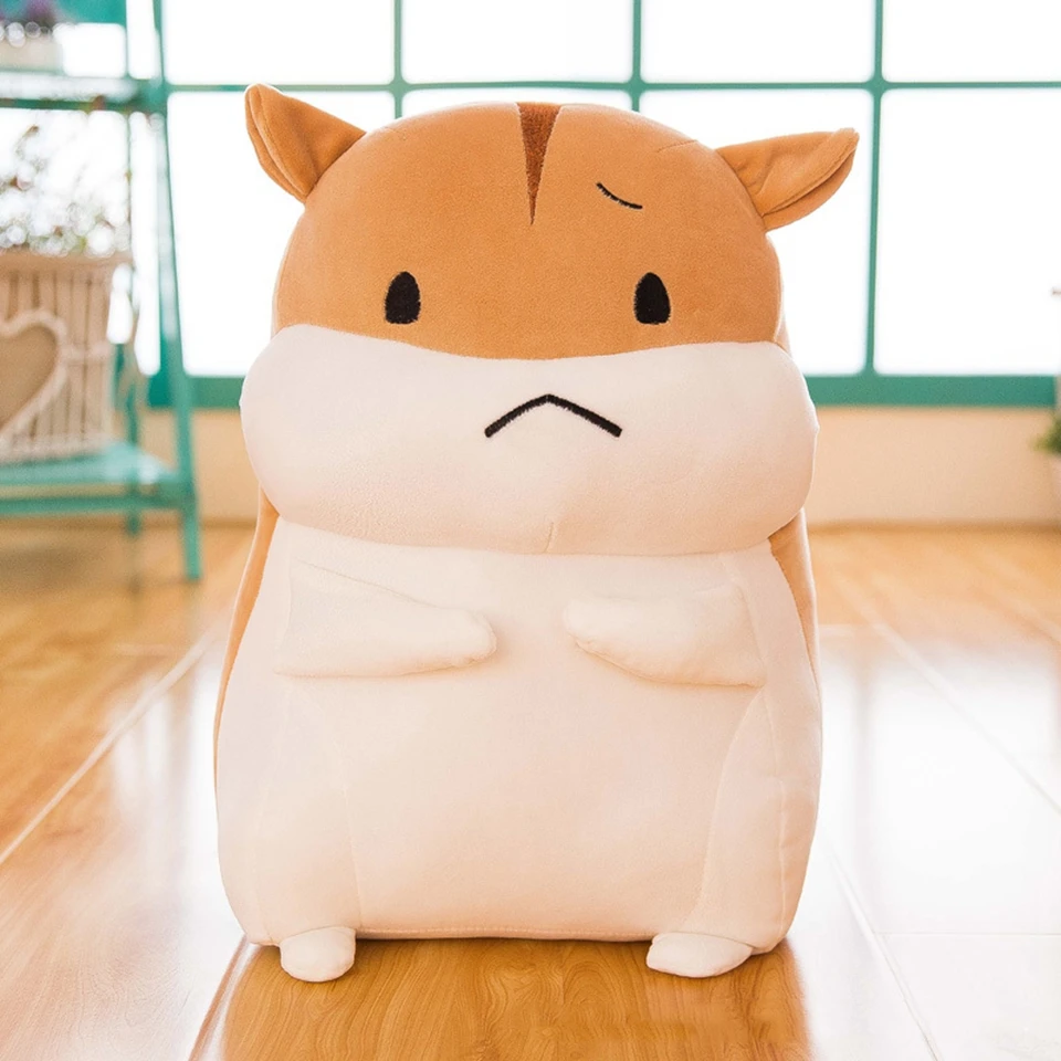 Мягкая Кукла Kawaii плюшевая хомяк плюшевые успокаивающие Детские спящие милые животные детские мягкие игрушки и плюшевые детские подарки на день рождения 25 см