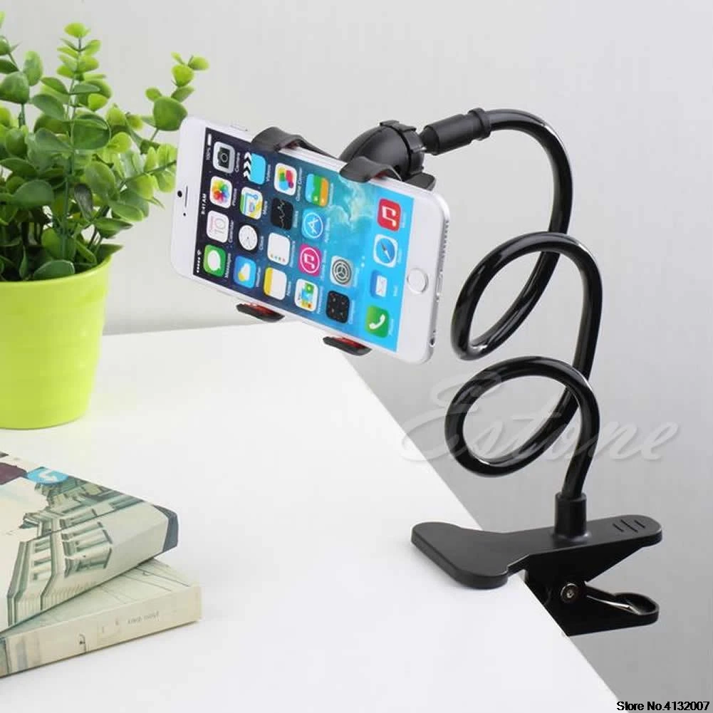 1Pc Universal Lazy Bed Desktop Mount Car Stand Holder For Cell Phone