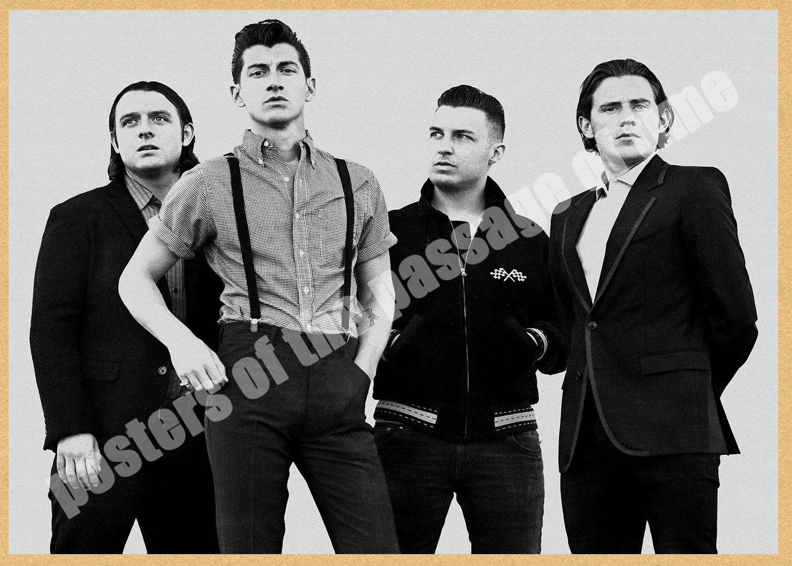 Arctic Monkeys Группа Музыка панк Рок Винтаж крафт-бумага плакат Бар стены стикеры дома декоративная живопись