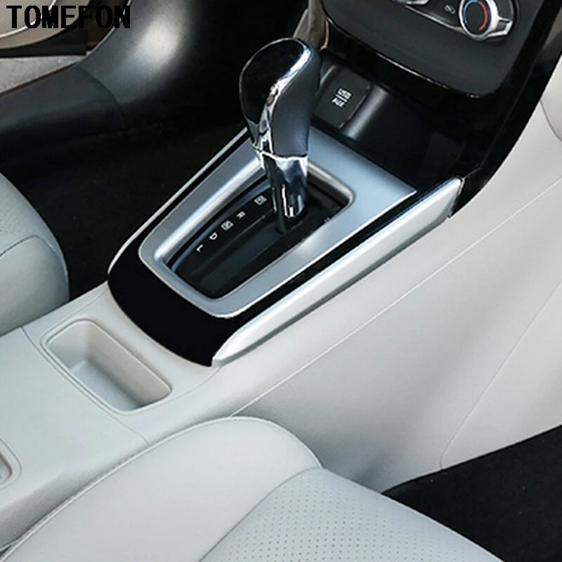 

1piece For Nissan Pulsar Sentra Sylphy 2014 2015 2016 Gear Shift Panel Cover Sticker Mat Trim Interior Accessories Car Styling