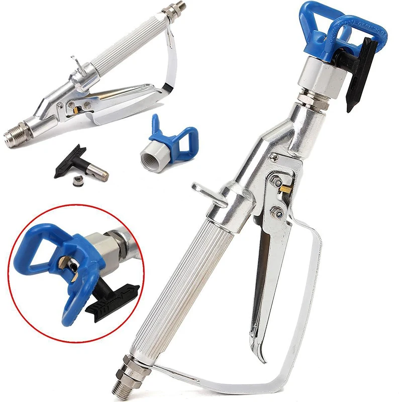 3600PSI Airless Inline Paint Swivel Spray Gun with 517 Tip New