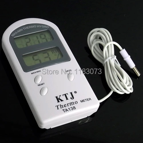 Digital LCD MAX MIN Thermo Hygro Thermometer Hygrometer Sensor Probe