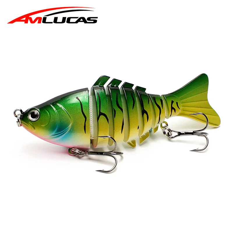 Amlucas جودة الصيد إغراء نابض بالحياة 6 صوتها أقسام Swimbait 10 سنتيمتر 15.9g إيسكا الاصطناعي الصلب بيت Crankbait Wobblers WW1054 Amlucas جودة الصيد إغراء نابض بالحياة 6 صوتها أقسام Swimbait 10 سنتيمتر 15.9g إيسكا الاصطناعي الصلب بيت Crankbait Wobblers WW1054