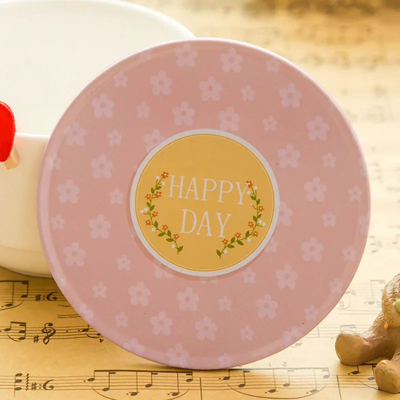 Счастливый День красочная силиконовая чашка держатель для напитков коврик для посуды предметы интерьера дома кухонные аксессуары новое поступление