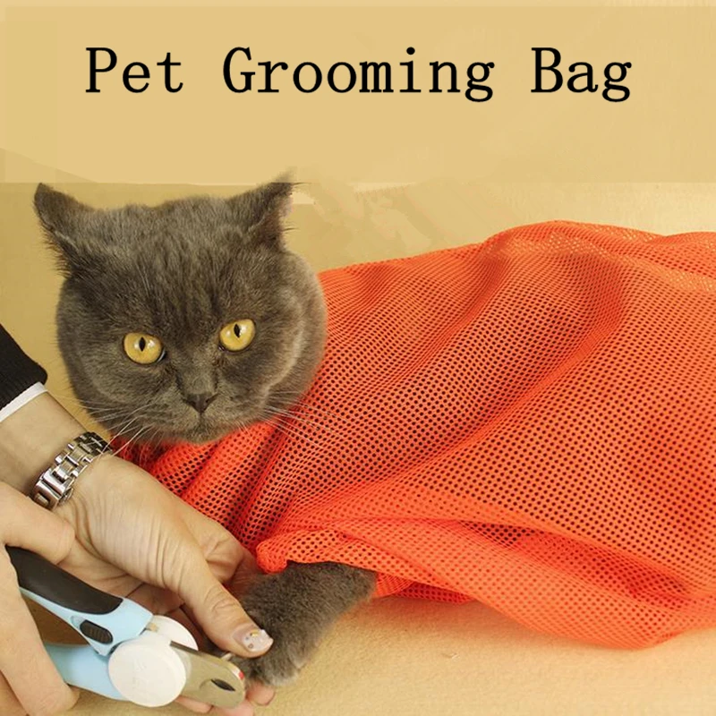 DoreenBeads Pet Cat Grooming Bag Multifunctional Mesh Bag Prevent