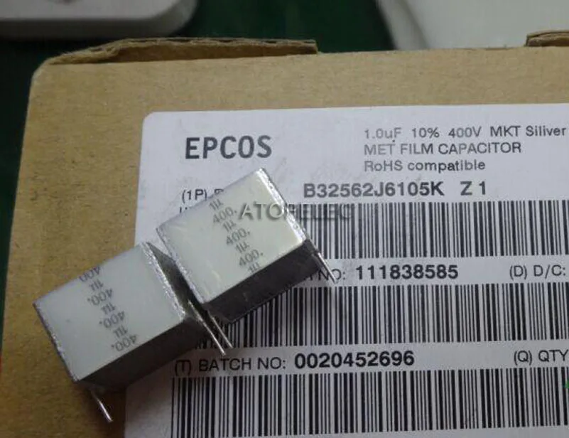 

1pc EPCOS 1uF/400V 10% Film Capacitor Hi-Fi Audio 105