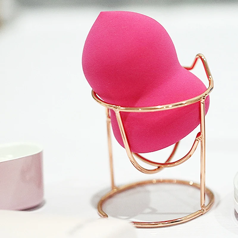 

Lovely Cat Star Shaped Makeup Puff Rack Sponge Holder Beauty Makeup Powder Puff Blender Storage Rack Sponge Stand Holder