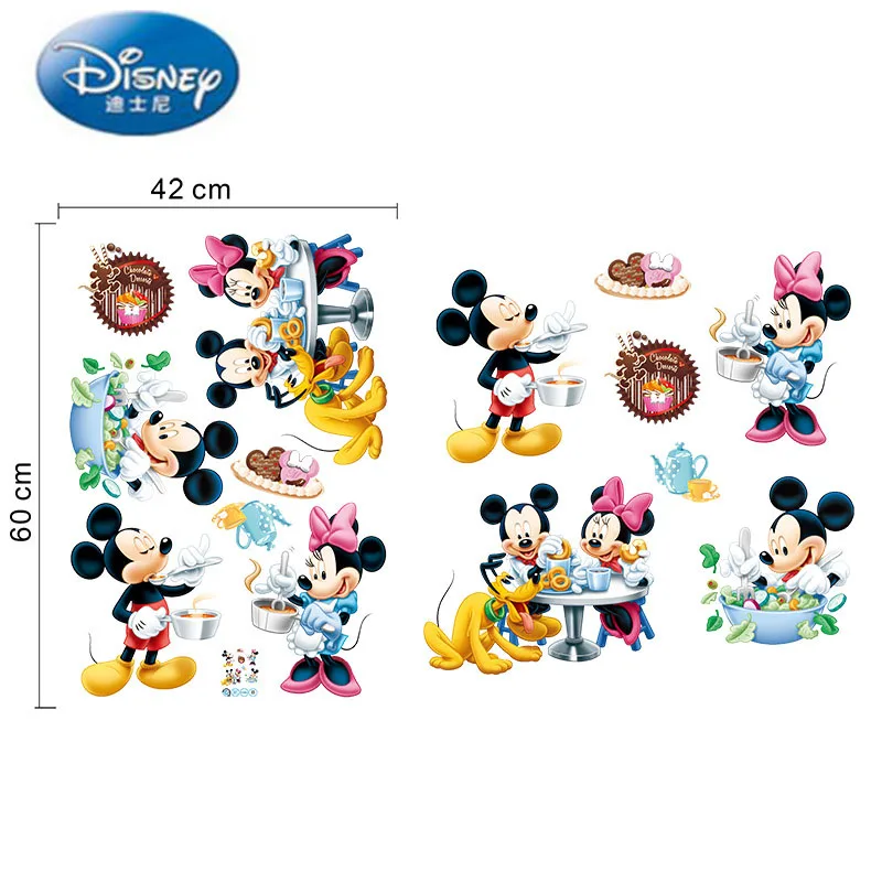 Disney Frozen Mickey Minnie cartoon wall stickers children room creative decorative stickers bedroom painting Toy for children