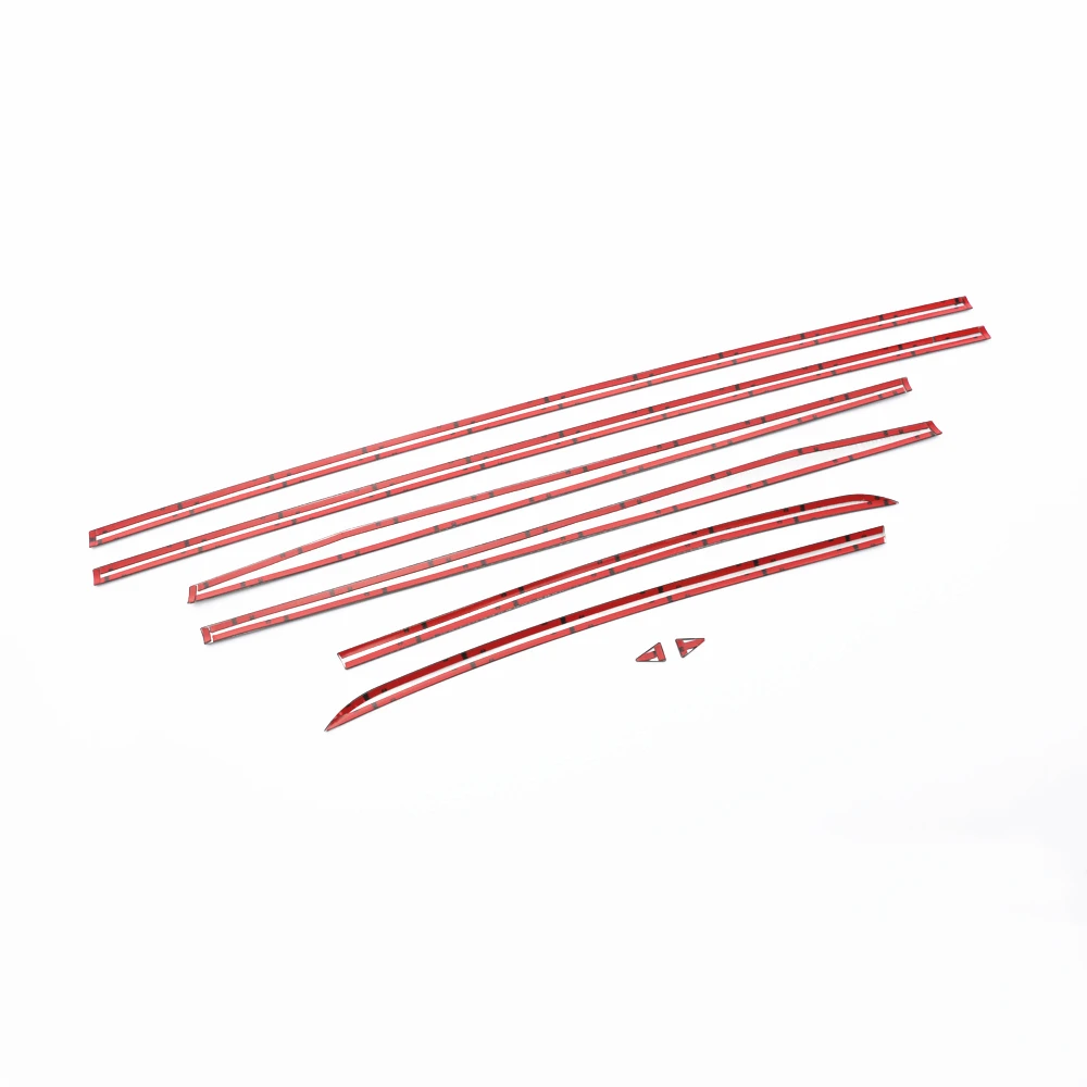 Car Window Trim Uper Cover SUS304 Stainless Steel 8pcs For NISSAN SERENA C27