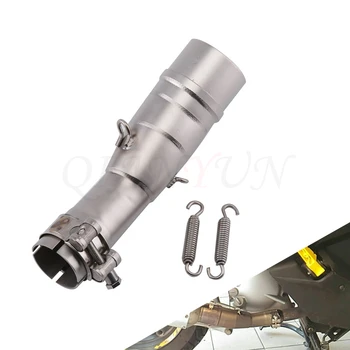 

Modified Exhaust Muffler slip-on Pipe tube Connector Escape For Yamaha XMAX X-MAX 250 300 400 XMAX250 XMAX300 XMAX400 2017 2018