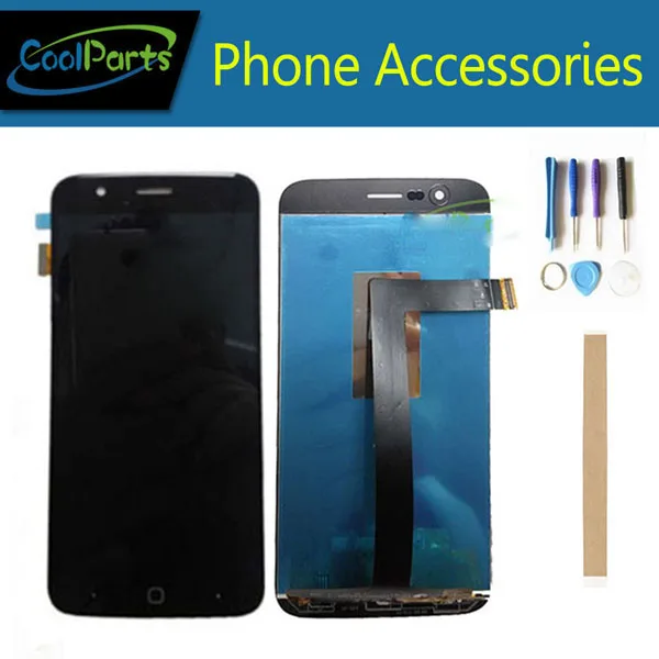 

Original Quality For Vernee Thor LCD Display And Touch Screen Sensor Digitizer Assembly Black Color With Tools Tape
