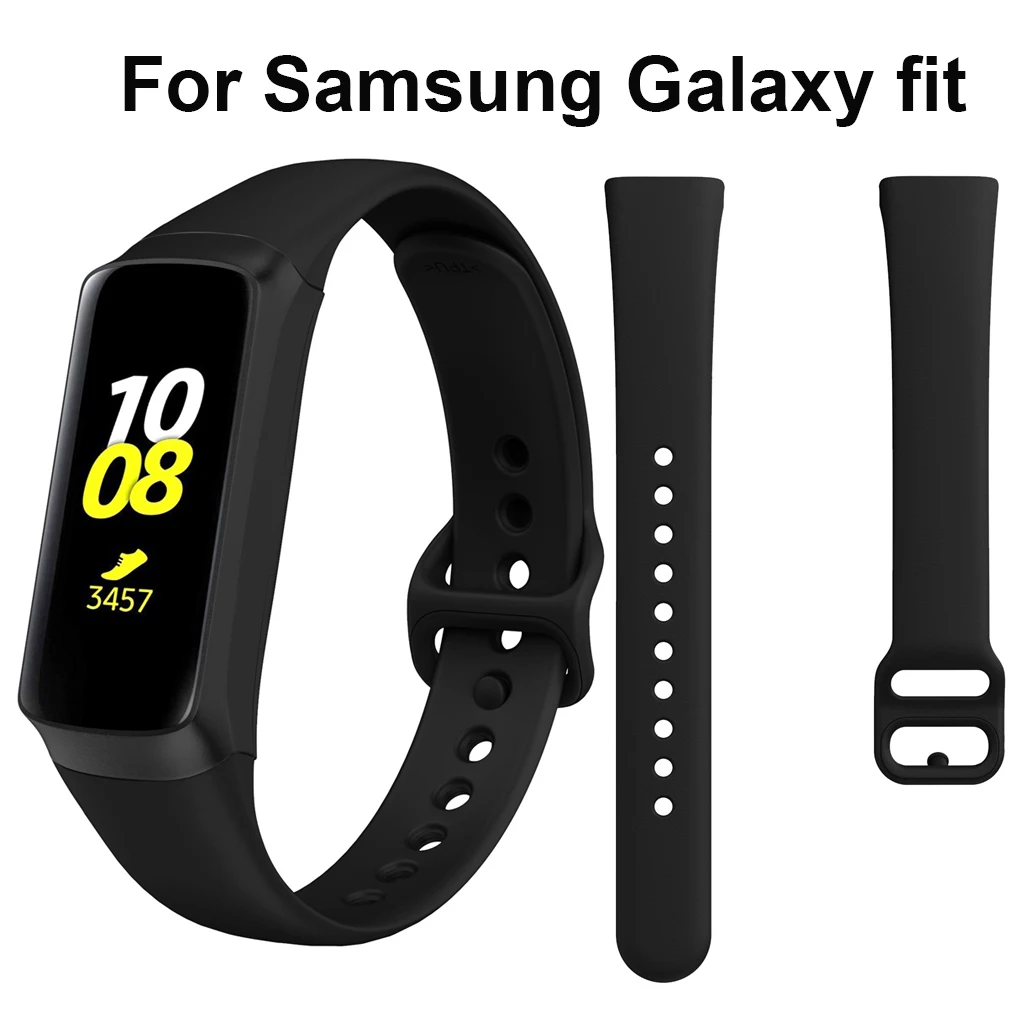 

Soft Sports Silicone Replacement Watch Strap Wrist Band Strap For Samsung Galaxy Fit-e R375 Smart Band Bracelet Accessories#G30