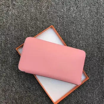 

Kafunila Fashion 100% genuine leather Wallets for women High Quality Long Coin Purse Luxury designer Cash Pocket Girls Handbags
