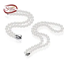 Настоящее Высокое качество жемчужный Ювелирный Набор 925 серебро