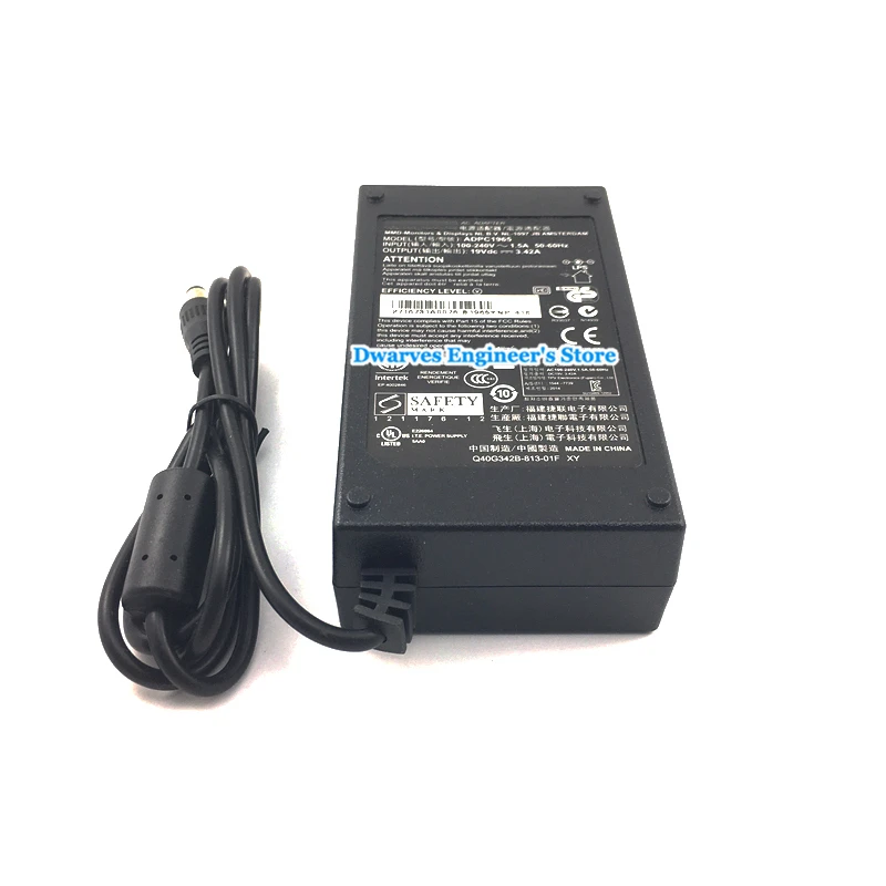 Блок питания ADPC1965 19 в 3 42 А 65 Вт для ЖК монитора Philips 247E4QSD 247E4QHSD S220E2ANW/93 S220E2A