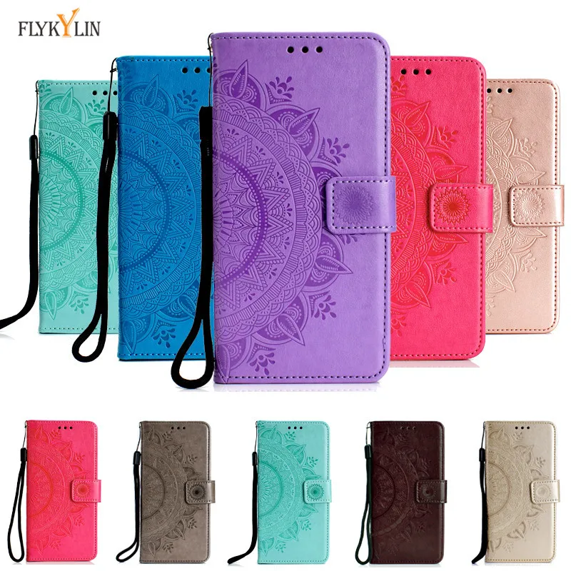 Кожаные чехлы для Coque samsung Galaxy A10 A30 A40 A50 A70 чехол 3D Тотем Флип Бумажник M10 M20 телефона