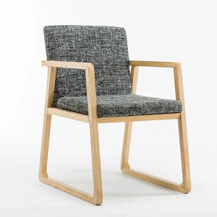 Простой в скандинавском стиле, обеденный стул из натурального дерева, для кафе, кабинета, переговорные стулья, домашний обеденный стол, ретро компьютерный диван-стул - Цвет: style 4