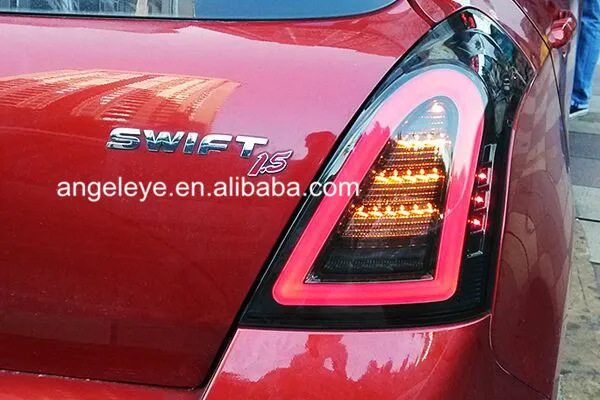 2006-2010 года для SUZUKI Swift светодиодные задние фары черного Дымчатого Цвета WH