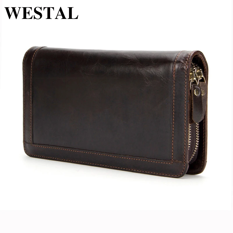 Prix pour WESTAL Véritable En Cuir Hommes Portefeuilles Double Zipper Homme Portefeuille Hommes Bourse De Mode Mâle Long de Téléphone Portefeuille Homme Embrayage Sacs 9013 Prix pour WESTAL Véritable En Cuir Hommes Portefeuilles Double Zipper Homme Portefeuille Hommes Bourse De Mode Mâle Long de Téléphone Portefeuille Homme Embrayage Sacs 9013