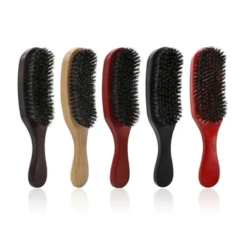 

Portable Soft Boar Bristle Beard Brush Men Beard Shaving Cleaning Brush Comb