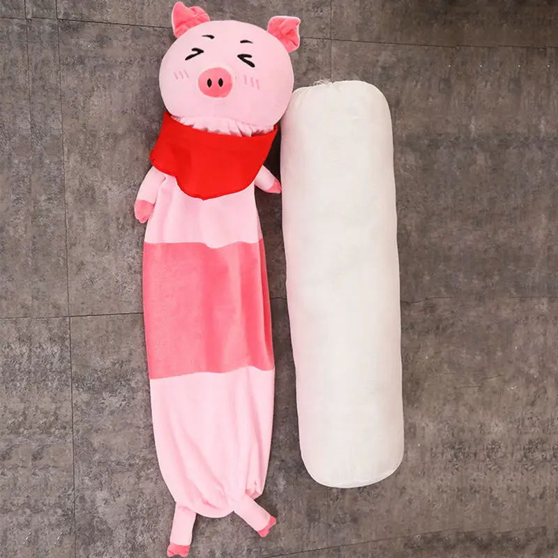 95 см, 140 см, новые плюшевые игрушки в виде животных, длинная мягкая подушка для сна, Cushoin Pig/кролик/панда/медведь, кукла, подарок на день рождения для детей